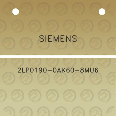 siemens-2lp0190-0ak60-8mu6