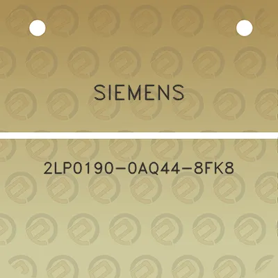 siemens-2lp0190-0aq44-8fk8