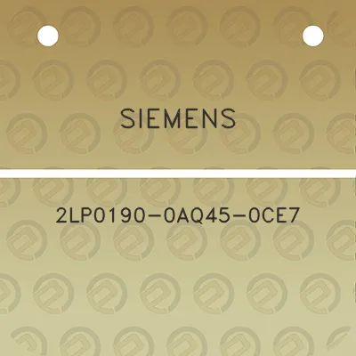 siemens-2lp0190-0aq45-0ce7