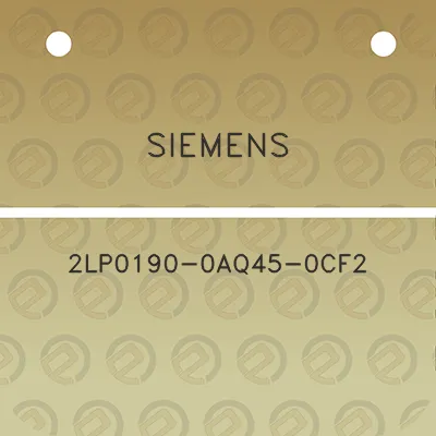 siemens-2lp0190-0aq45-0cf2