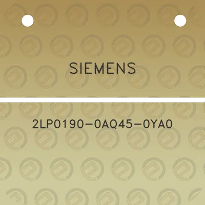 siemens-2lp0190-0aq45-0ya0