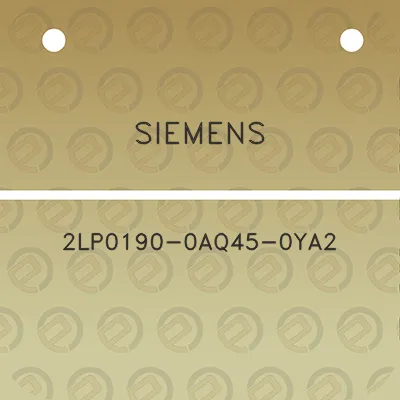 siemens-2lp0190-0aq45-0ya2