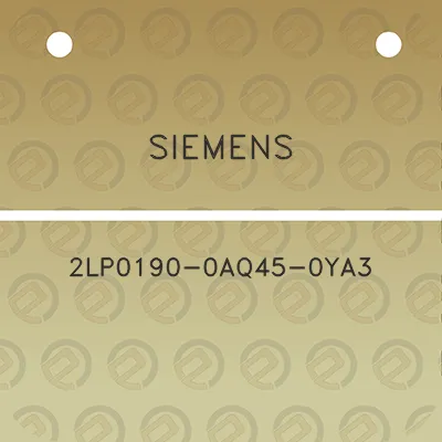 siemens-2lp0190-0aq45-0ya3