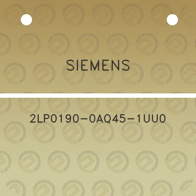 siemens-2lp0190-0aq45-1uu0