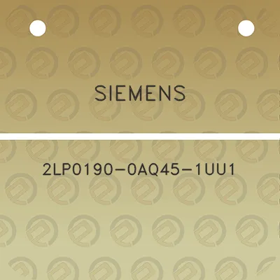 siemens-2lp0190-0aq45-1uu1