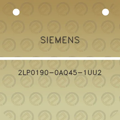 siemens-2lp0190-0aq45-1uu2