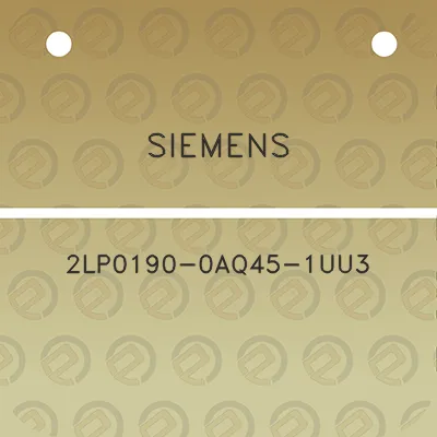 siemens-2lp0190-0aq45-1uu3