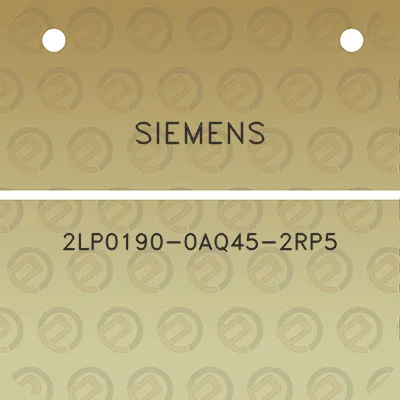 siemens-2lp0190-0aq45-2rp5