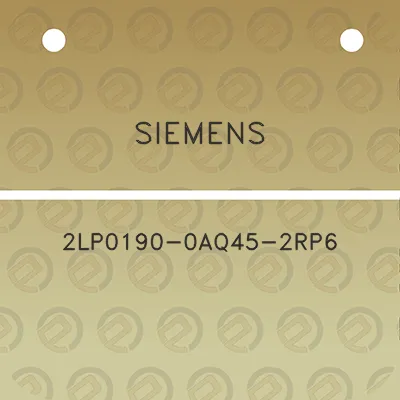 siemens-2lp0190-0aq45-2rp6