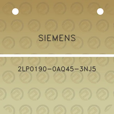 siemens-2lp0190-0aq45-3nj5