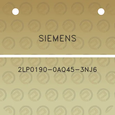 siemens-2lp0190-0aq45-3nj6