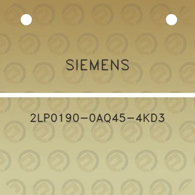 siemens-2lp0190-0aq45-4kd3