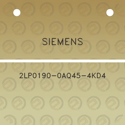 siemens-2lp0190-0aq45-4kd4