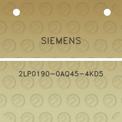 siemens-2lp0190-0aq45-4kd5