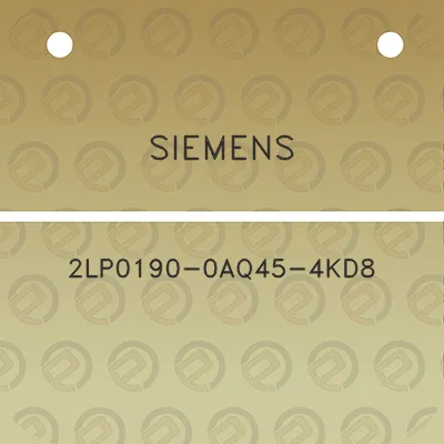 siemens-2lp0190-0aq45-4kd8