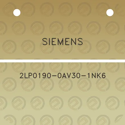 siemens-2lp0190-0av30-1nk6