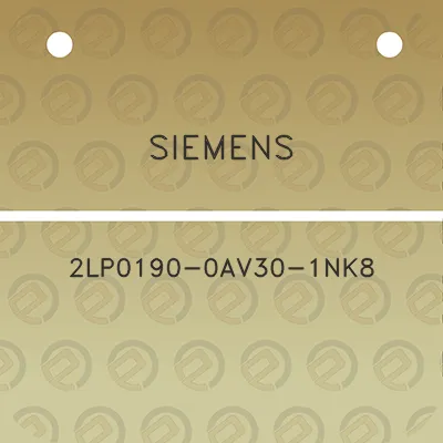 siemens-2lp0190-0av30-1nk8