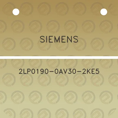 siemens-2lp0190-0av30-2ke5