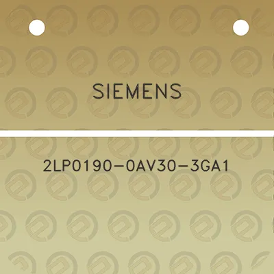 siemens-2lp0190-0av30-3ga1