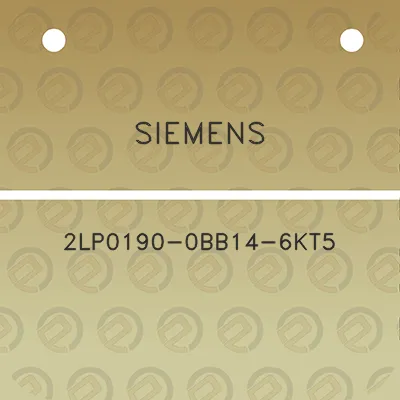 siemens-2lp0190-0bb14-6kt5