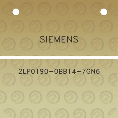 siemens-2lp0190-0bb14-7gn6