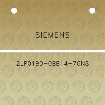 siemens-2lp0190-0bb14-7gn8