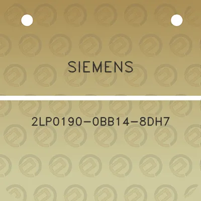 siemens-2lp0190-0bb14-8dh7