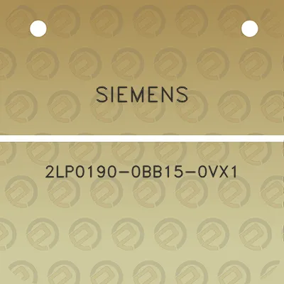 siemens-2lp0190-0bb15-0vx1