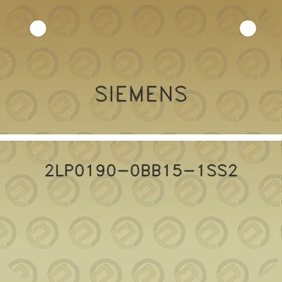 siemens-2lp0190-0bb15-1ss2