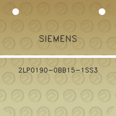 siemens-2lp0190-0bb15-1ss3