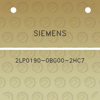 siemens-2lp0190-0bg00-2hc7