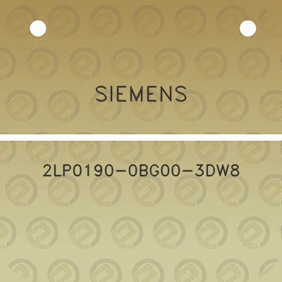 siemens-2lp0190-0bg00-3dw8