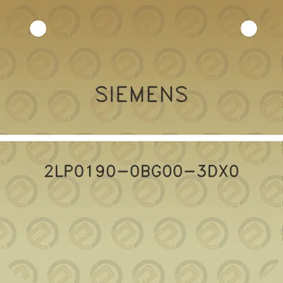 siemens-2lp0190-0bg00-3dx0