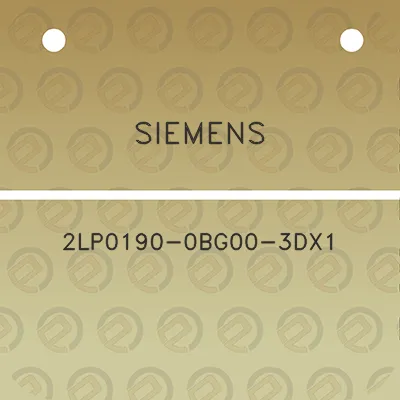 siemens-2lp0190-0bg00-3dx1