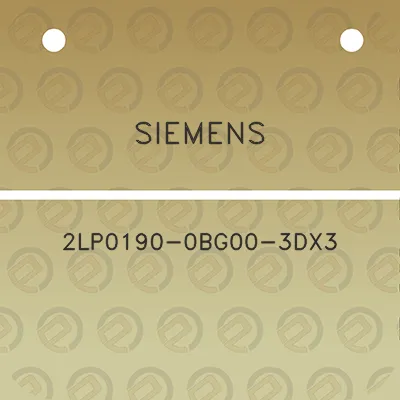 siemens-2lp0190-0bg00-3dx3