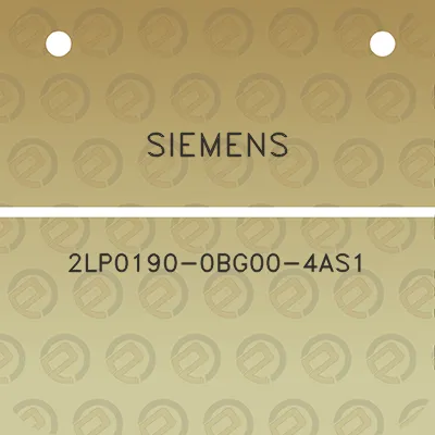 siemens-2lp0190-0bg00-4as1