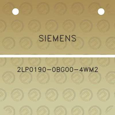 siemens-2lp0190-0bg00-4wm2