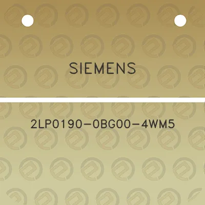 siemens-2lp0190-0bg00-4wm5