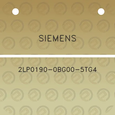 siemens-2lp0190-0bg00-5tg4