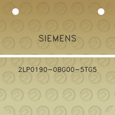 siemens-2lp0190-0bg00-5tg5