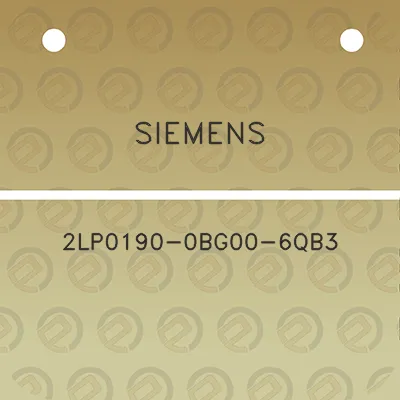 siemens-2lp0190-0bg00-6qb3