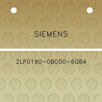 siemens-2lp0190-0bg00-6qb4