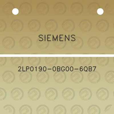 siemens-2lp0190-0bg00-6qb7