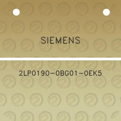 siemens-2lp0190-0bg01-0ek5