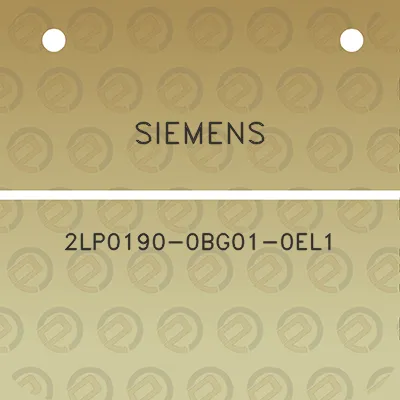 siemens-2lp0190-0bg01-0el1