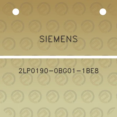 siemens-2lp0190-0bg01-1be8