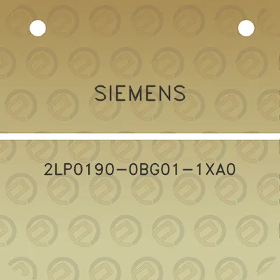 siemens-2lp0190-0bg01-1xa0