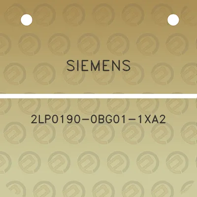 siemens-2lp0190-0bg01-1xa2