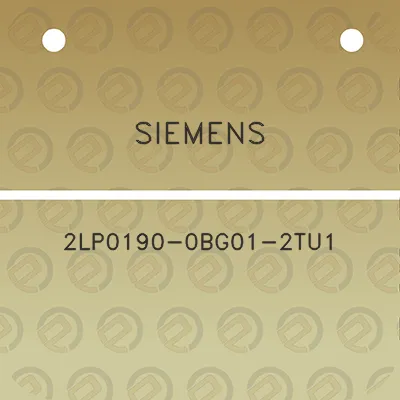 siemens-2lp0190-0bg01-2tu1