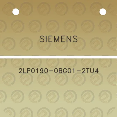 siemens-2lp0190-0bg01-2tu4